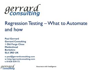 Regression Testing – What to Automate and how