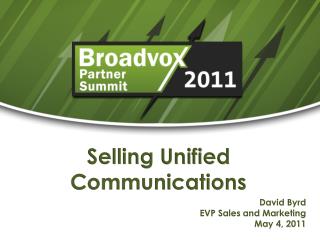 Selling Unified Communications