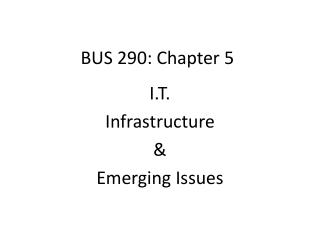 BUS 290: Chapter 5