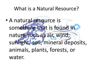 PPT - Natural Resource Management PowerPoint Presentation - ID:1559636