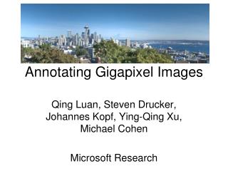 Annotating Gigapixel Images