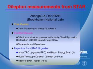 Zhangbu Xu for STAR (Brookhaven National Lab)