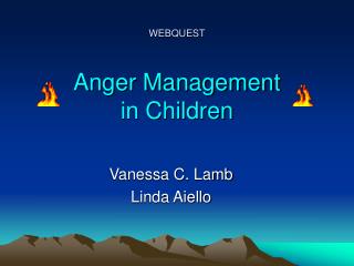 WEBQUEST Anger Management in Children