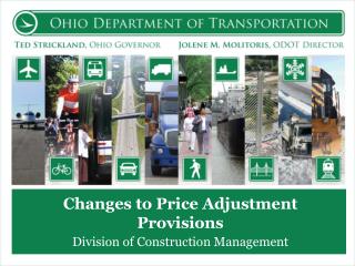 Changes to Price Adjustment Provisions