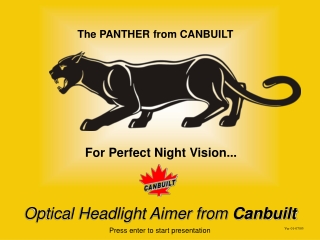 Optical Headlight Aimer from Canbuilt
