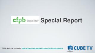CFPB Special Report