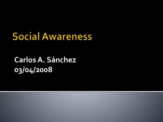 Social Awareness
