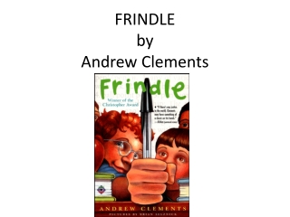 FRINDLE by Andrew Clements