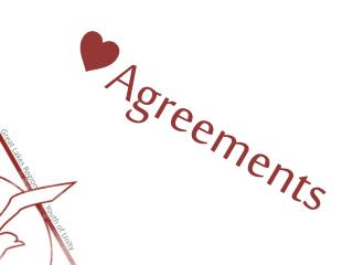 ♥ Agreements
