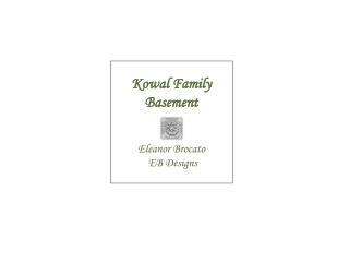 Kowal Family Basement Eleanor Brocato EB Designs