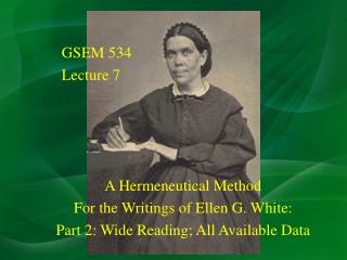 GSEM 534 Lecture 7