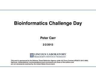 Bioinformatics Challenge Day