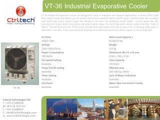 VT-36- Air cooler-Evaporative air cooler-industrial air cool