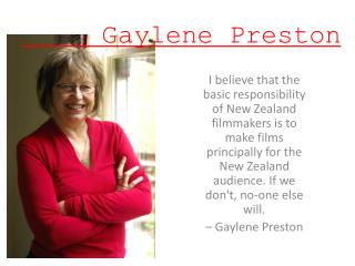 Gaylene Preston