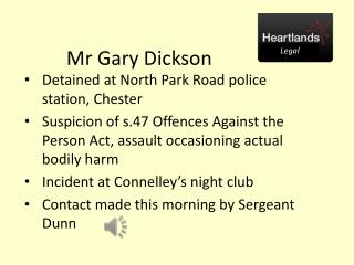Mr Gary Dickson