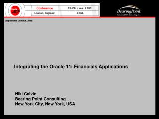 Integrating the Oracle 11i Financials Applications