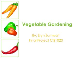 PPT - Vegetable Gardening PowerPoint Presentation, Free Download - ID ...