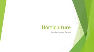 PPT - Horticulture PowerPoint Presentation, free download - ID:1560479