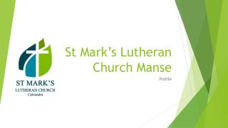 St Mark’s Lutheran Church Manse