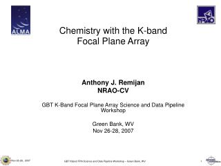 Chemistry with the K-band Focal Plane Array