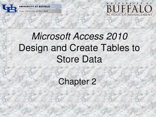 Microsoft Access 2010 Design and Create Tables to Store Data