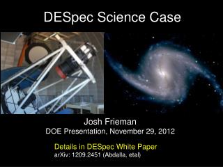 DESpec Science Case
