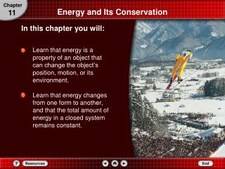 Energy and Its Conservation
