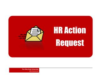 HR Action Request