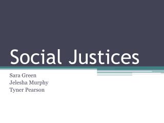 Social Justices
