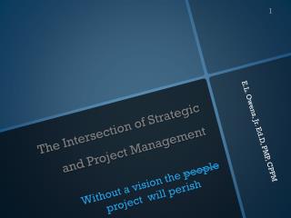 The Intersection of Strategic and Project Management
