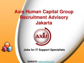 Axis Human Capital Group Recruitment Advisory Jakarta
