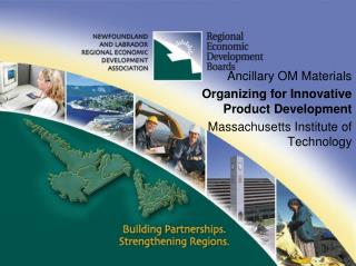 Ancillary OM Materials Organizing for Innovative Product Development Massachusetts Institute of Technology