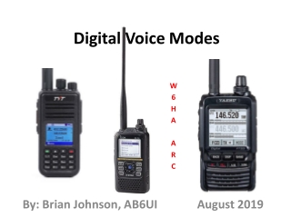 Digital Voice Modes