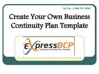 Create Your Own Business Continuity Plan Template`