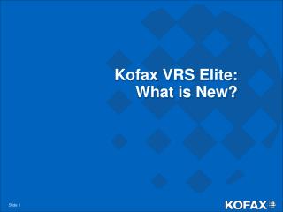 kofax vrs elite