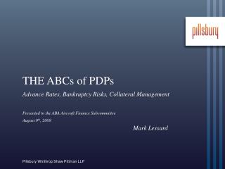 THE ABCs of PDPs
