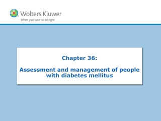 Chapter 36: Assessment and management of people with diabetes mellitus