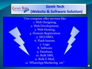 Genit -Tech ( Website & Software Solution)