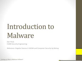 PPT - Introduction To Malware PowerPoint Presentation, Free Download ...