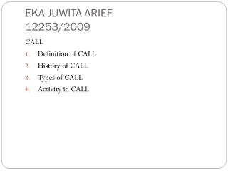 EKA JUWITA ARIEF 12253/2009