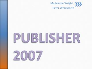 PUBLISHER 2007