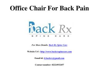 Office Chair for Back Pain