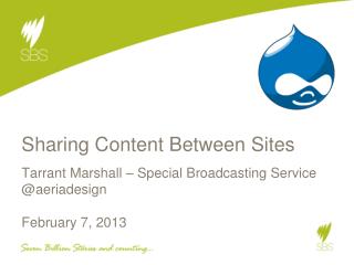 Sharing Content Between Sites