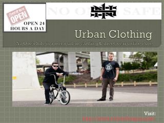 Urban Clothing No One's Safe is a mens urban clothing & street wear online store