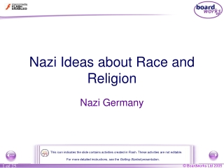 Nazi Ideas about Race and Religion
