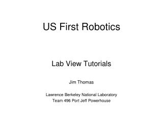 US First Robotics