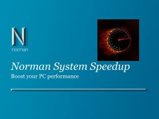 Norman System Speedup