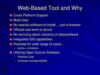 Web-Based Tool and Why