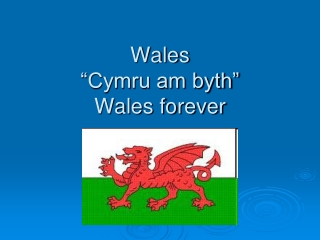 Wales “Cymru am byth” Wales forever