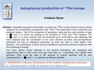 Astrophysical production of 146 Sm Isotope